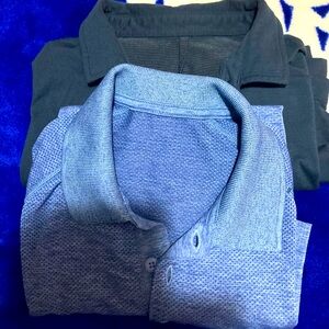 2 lululemons polo collared tees